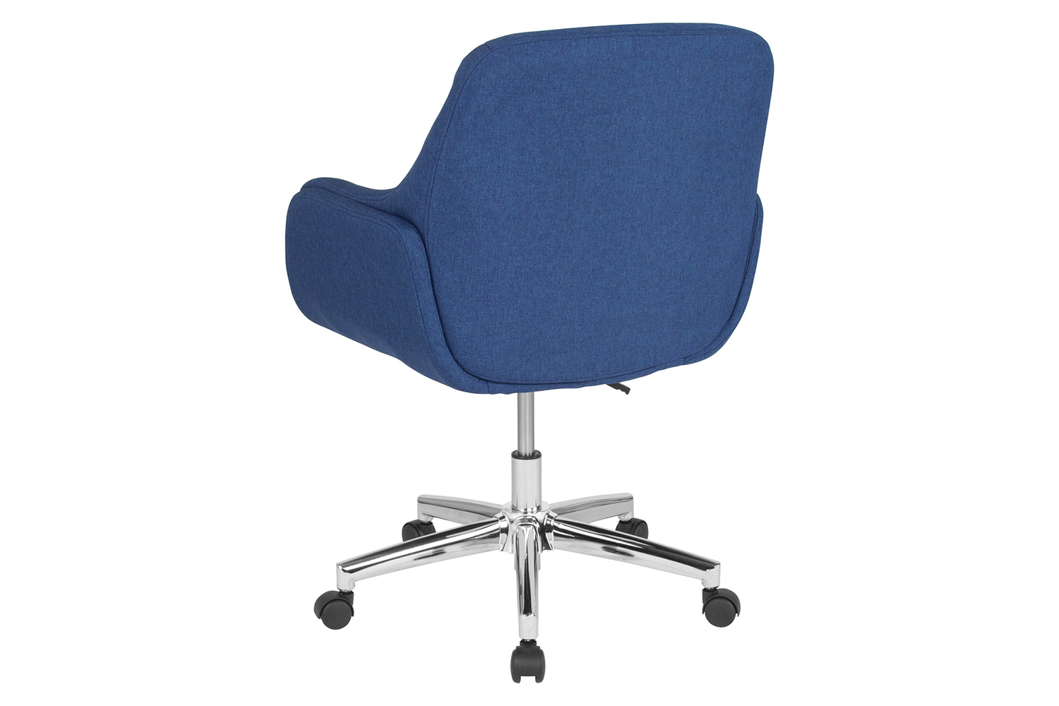 BLNK Rochelle Fabric Mid-Back Home and Office Upholstered Chair - Blue