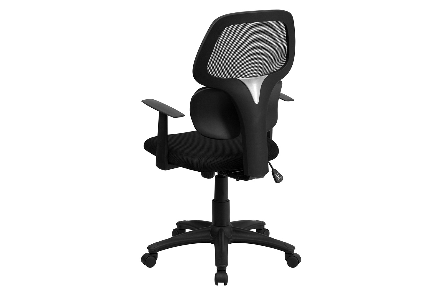 BLNK - Ariel Mid-Back Mesh Swivel Task Office Chair with Flexible Dual Lumbar Support and Arms