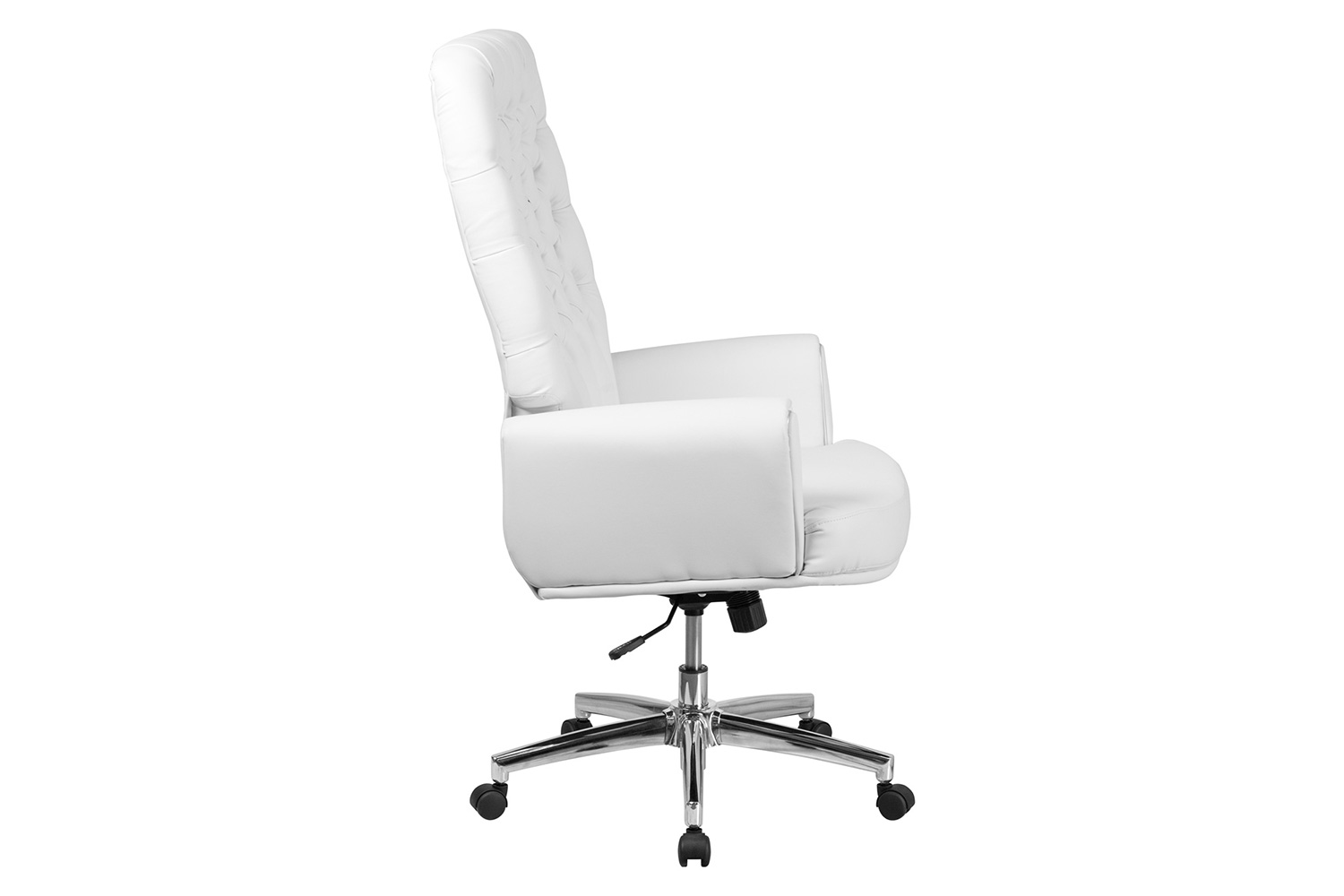 BLNK - Rochelle LeatherSoft High-Back Traditional Tufted Executive Swivel Office Chair with Arms