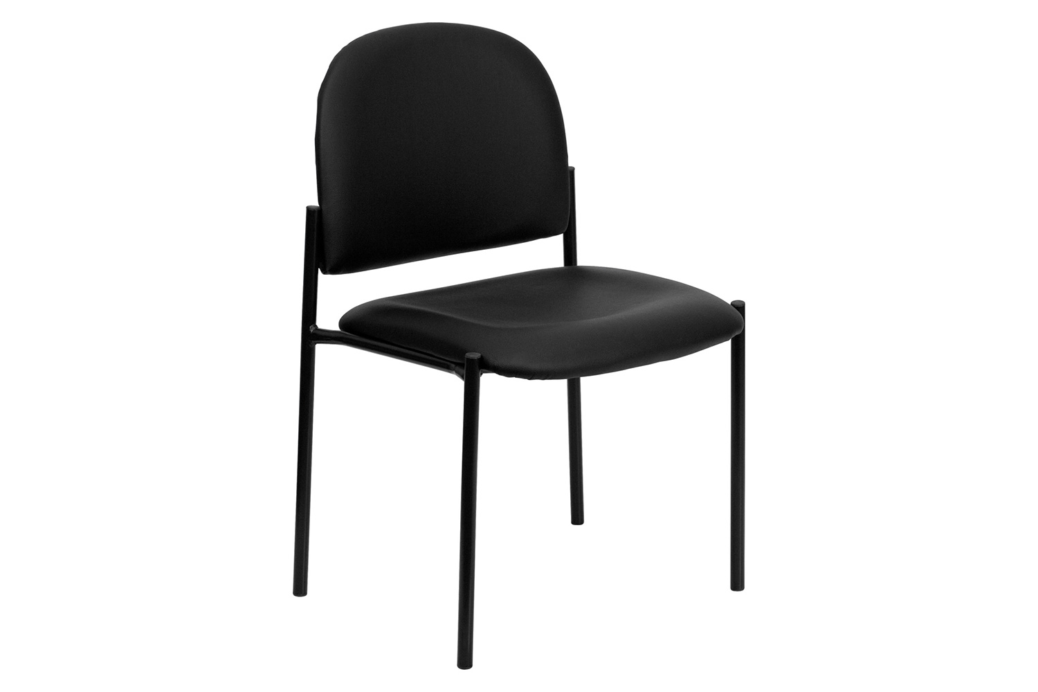 BLNK - Tania Comfort Vinyl Stackable Steel Side Reception Chair