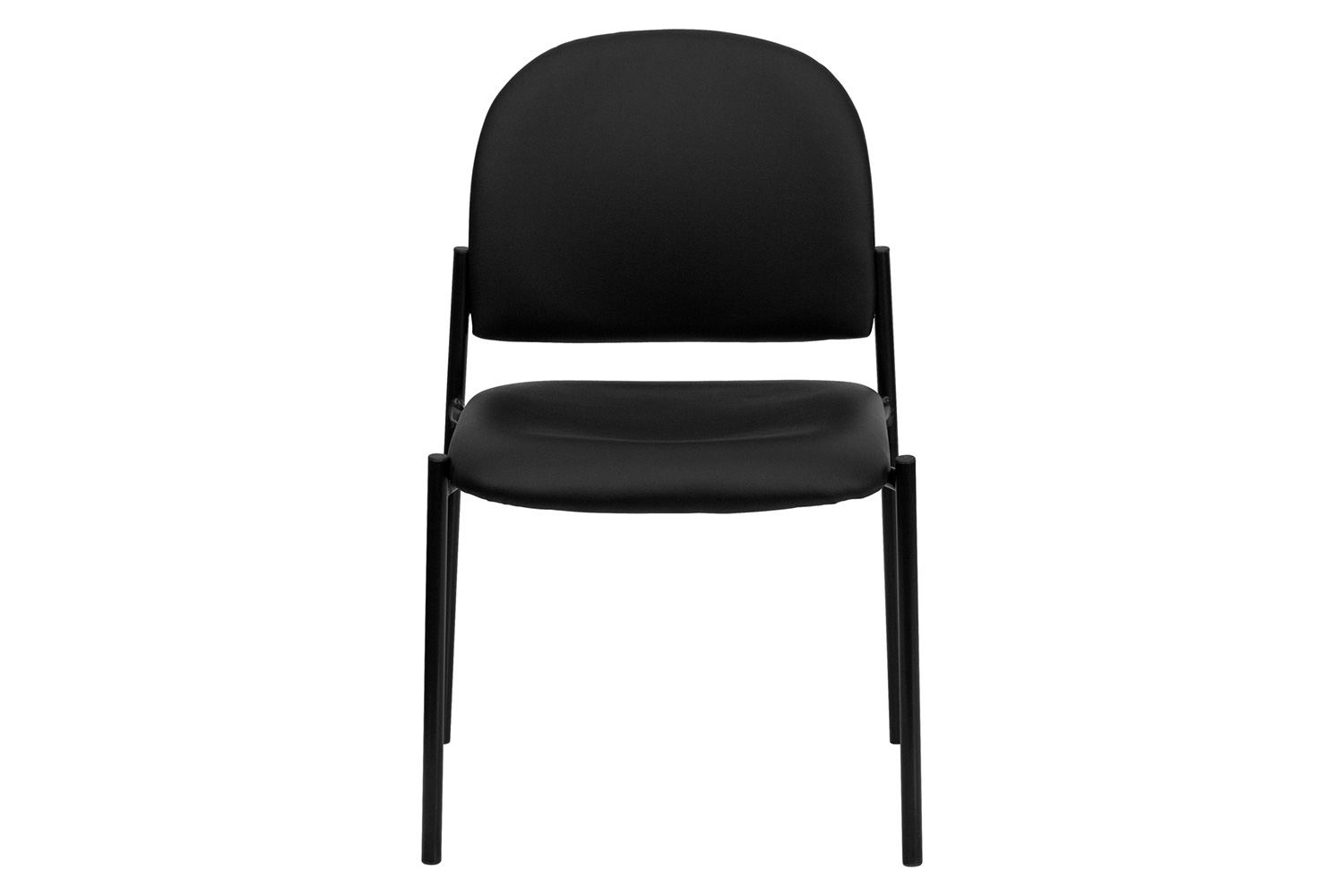 BLNK - Tania Comfort Vinyl Stackable Steel Side Reception Chair