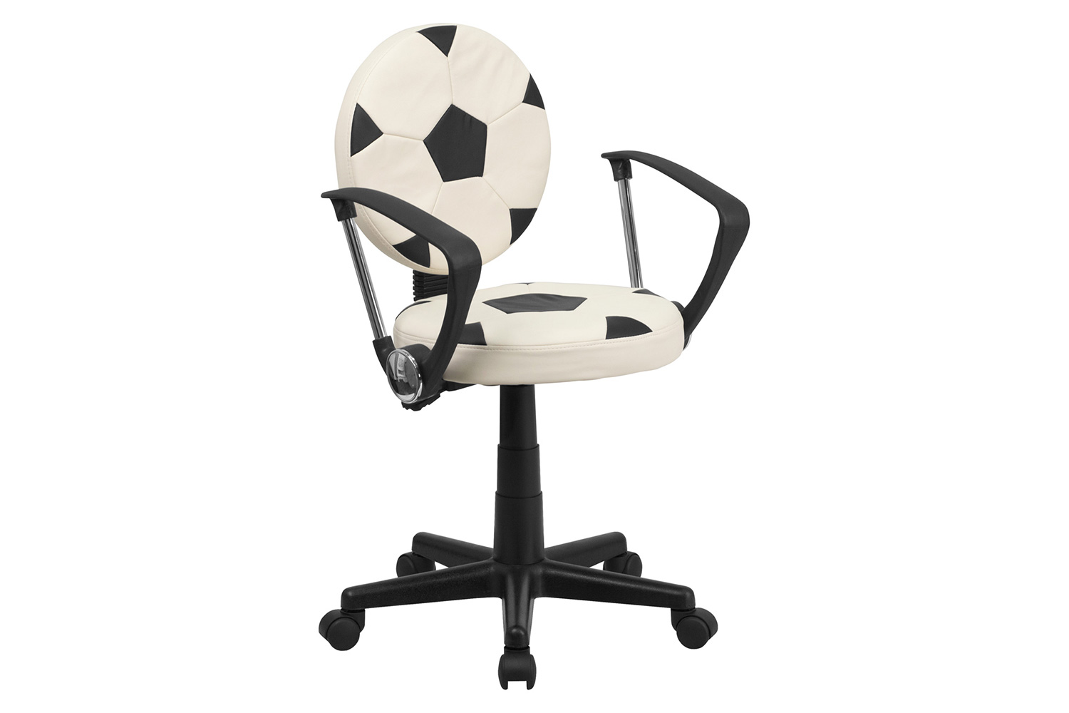 BLNK Billy Soccer Swivel Task Office Chair - with Arms