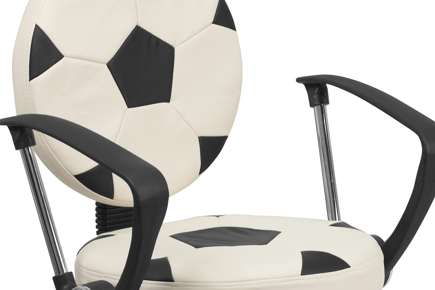 BLNK Billy Soccer Swivel Task Office Chair - with Arms