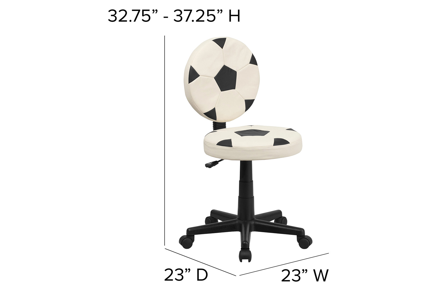 BLNK Billy Soccer Swivel Task Office Chair