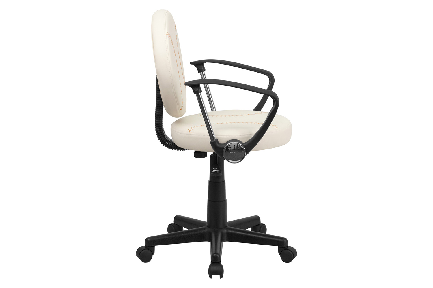 BLNK Jonathan Baseball Swivel Task Office Chair - with Arms