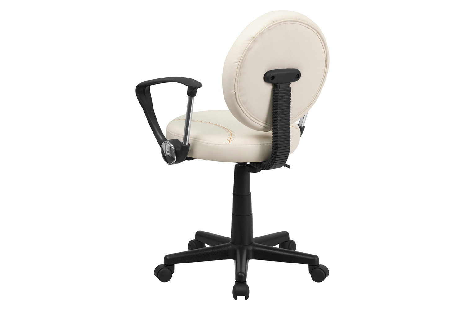 BLNK Jonathan Baseball Swivel Task Office Chair - with Arms