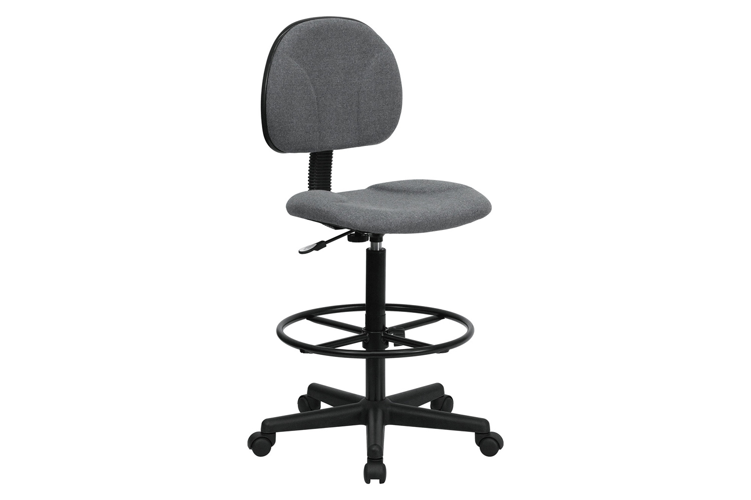 BLNK Bruce Fabric Drafting Chair - Gray