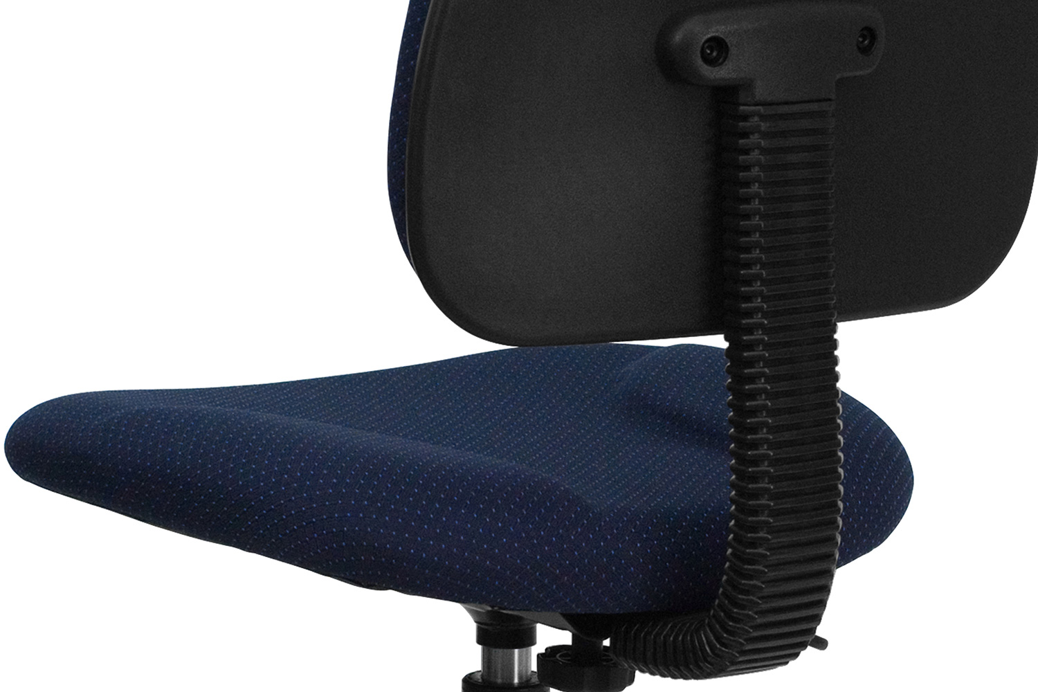 BLNK Bruce Fabric Drafting Chair - Navy Blue Patterned