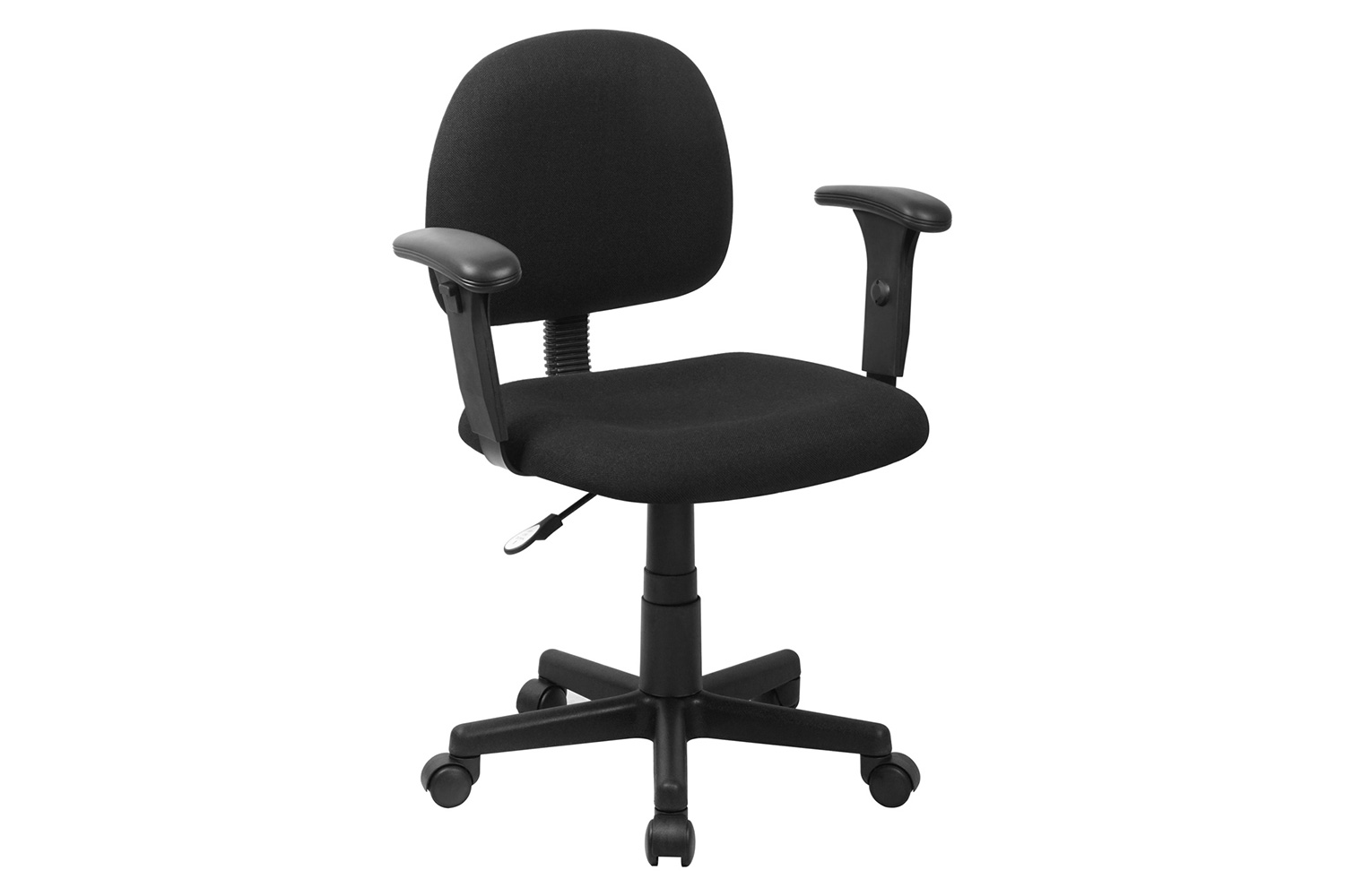 BLNK Wayne Fabric Mid-Back Swivel Task Office Chair - with Adjustable Arms