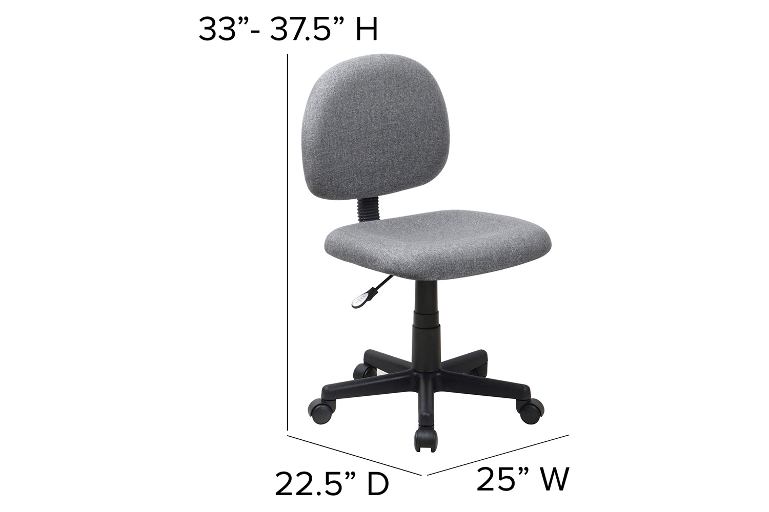 BLNK - Fabric Mid-Back Swivel Task Office Chair