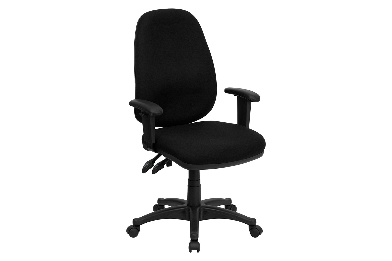 BLNK - Rochelle Fabric High-Back Executive Swivel Ergonomic Office Chair with Adjustable Arms