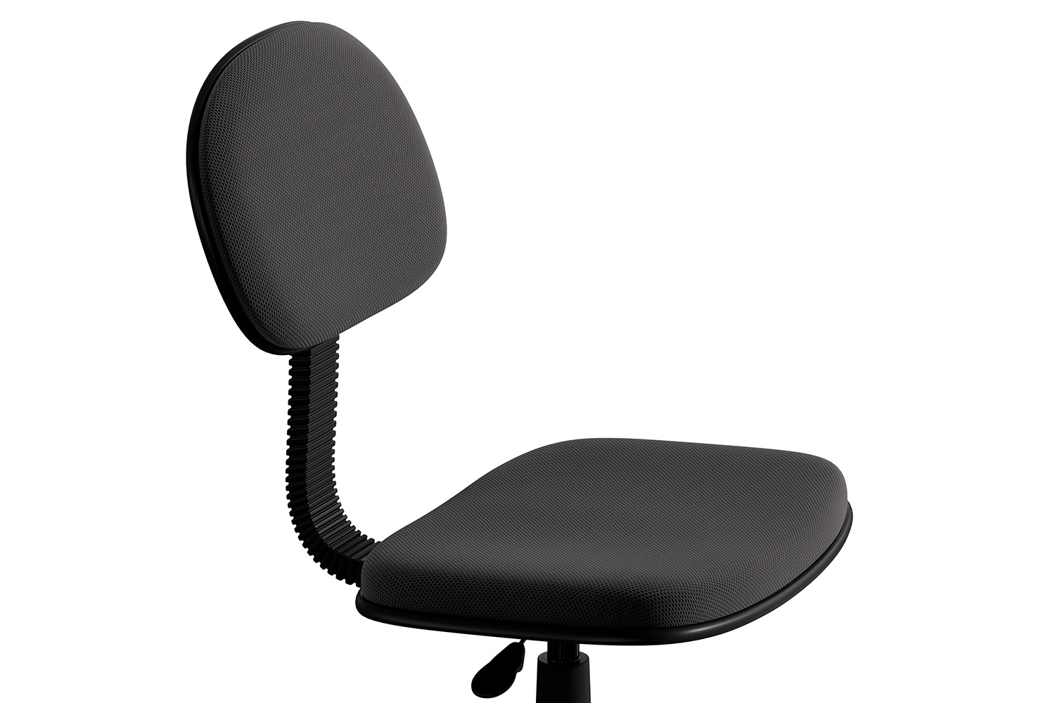 BLNK Harry Low-Back Adjustable Student Swivel Task Office Chair with Padded Mesh Seat and Back - Black