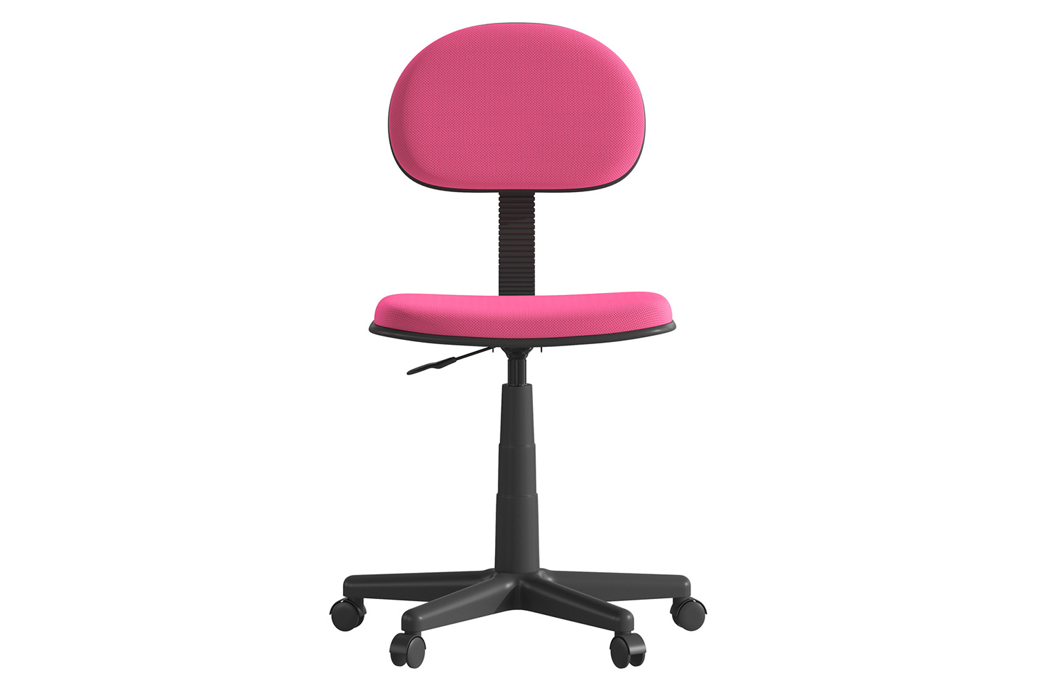 BLNK Harry Low-Back Adjustable Student Swivel Task Office Chair with Padded Mesh Seat and Back - Dark Pink