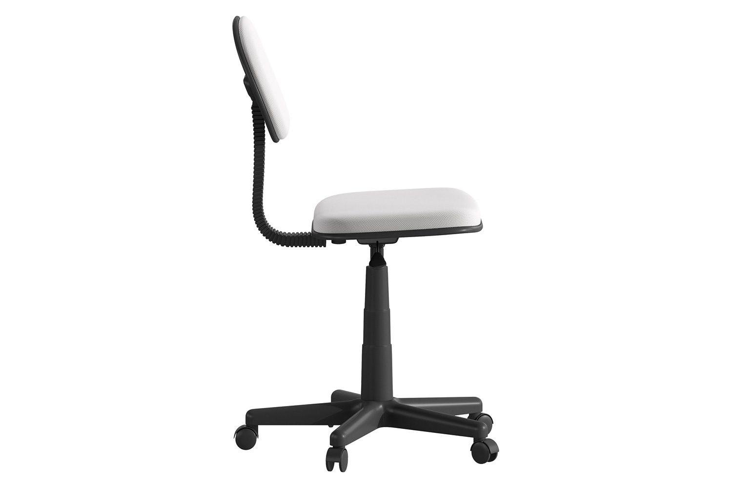 BLNK Harry Low-Back Adjustable Student Swivel Task Office Chair with Padded Mesh Seat and Back - Gray