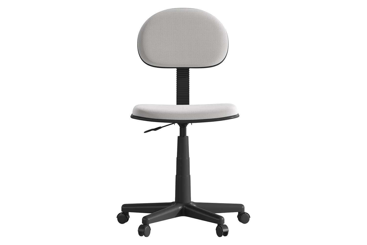 BLNK Harry Low-Back Adjustable Student Swivel Task Office Chair with Padded Mesh Seat and Back - Gray