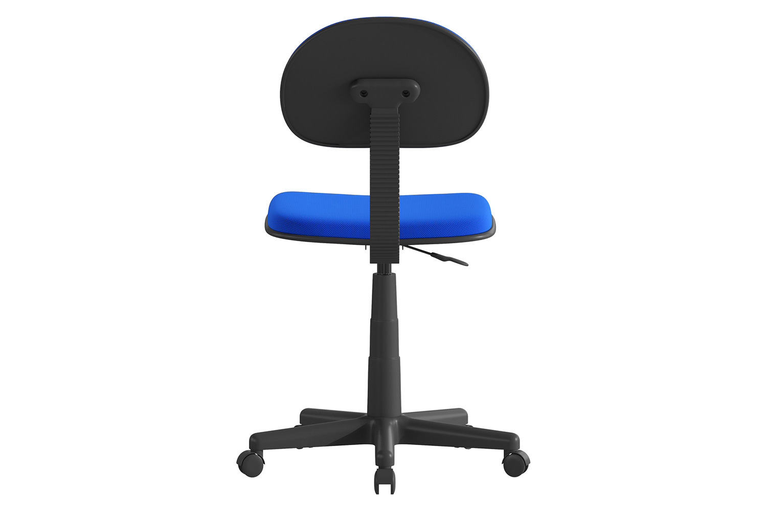 BLNK Harry Low-Back Adjustable Student Swivel Task Office Chair with Padded Mesh Seat and Back - Royal Blue