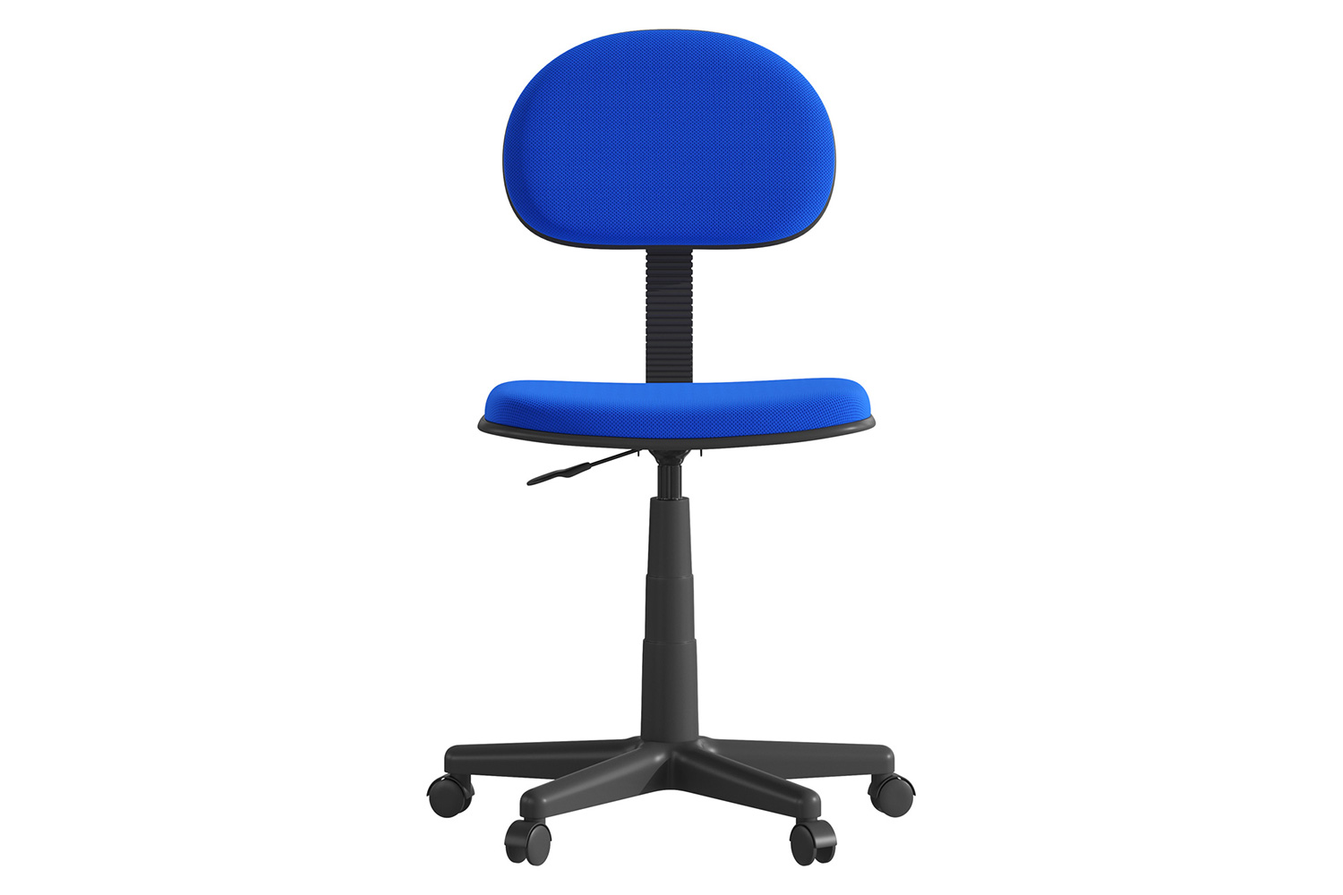 BLNK Harry Low-Back Adjustable Student Swivel Task Office Chair with Padded Mesh Seat and Back - Royal Blue