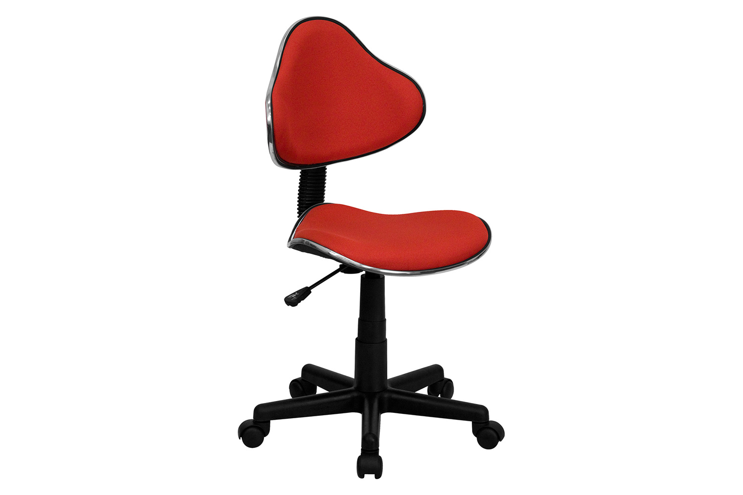 BLNK Whitney Fabric Whitney Swivel Ergonomic Task Office Chair - Red