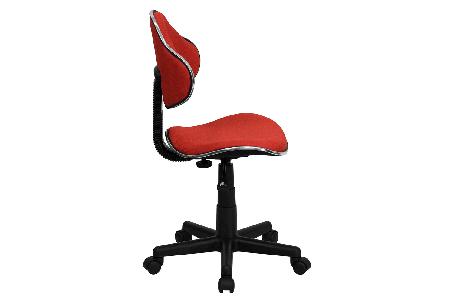 BLNK Whitney Fabric Whitney Swivel Ergonomic Task Office Chair - Red