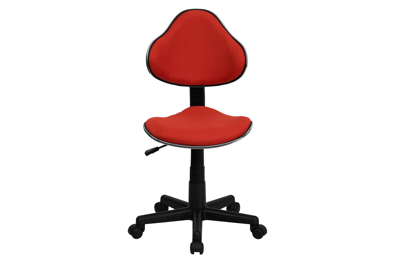 BLNK Whitney Fabric Whitney Swivel Ergonomic Task Office Chair - Red