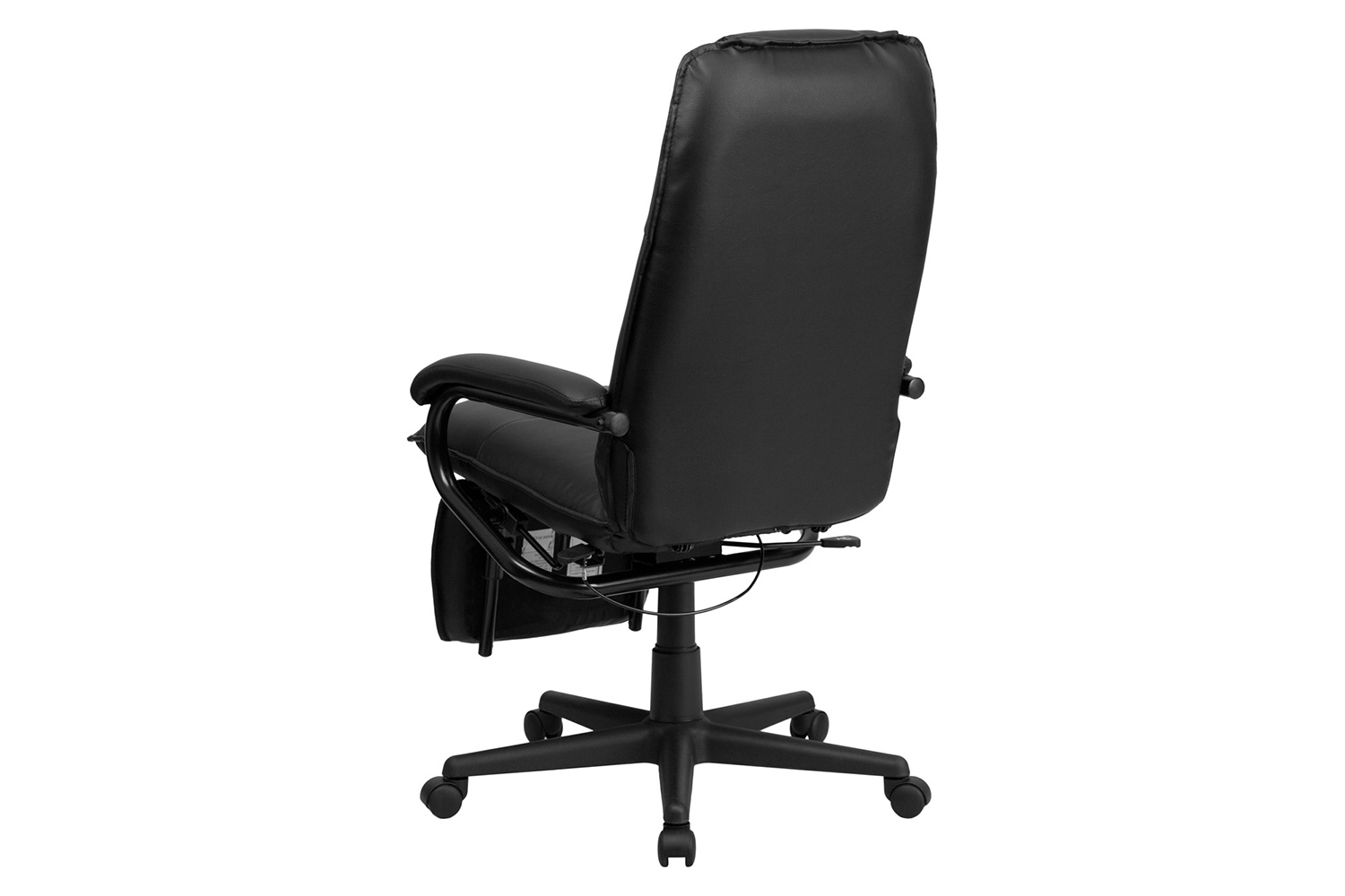 BLNK Robert LeatherSoft High-Back Executive Reclining Ergonomic Swivel Office Chair with Arms - Black