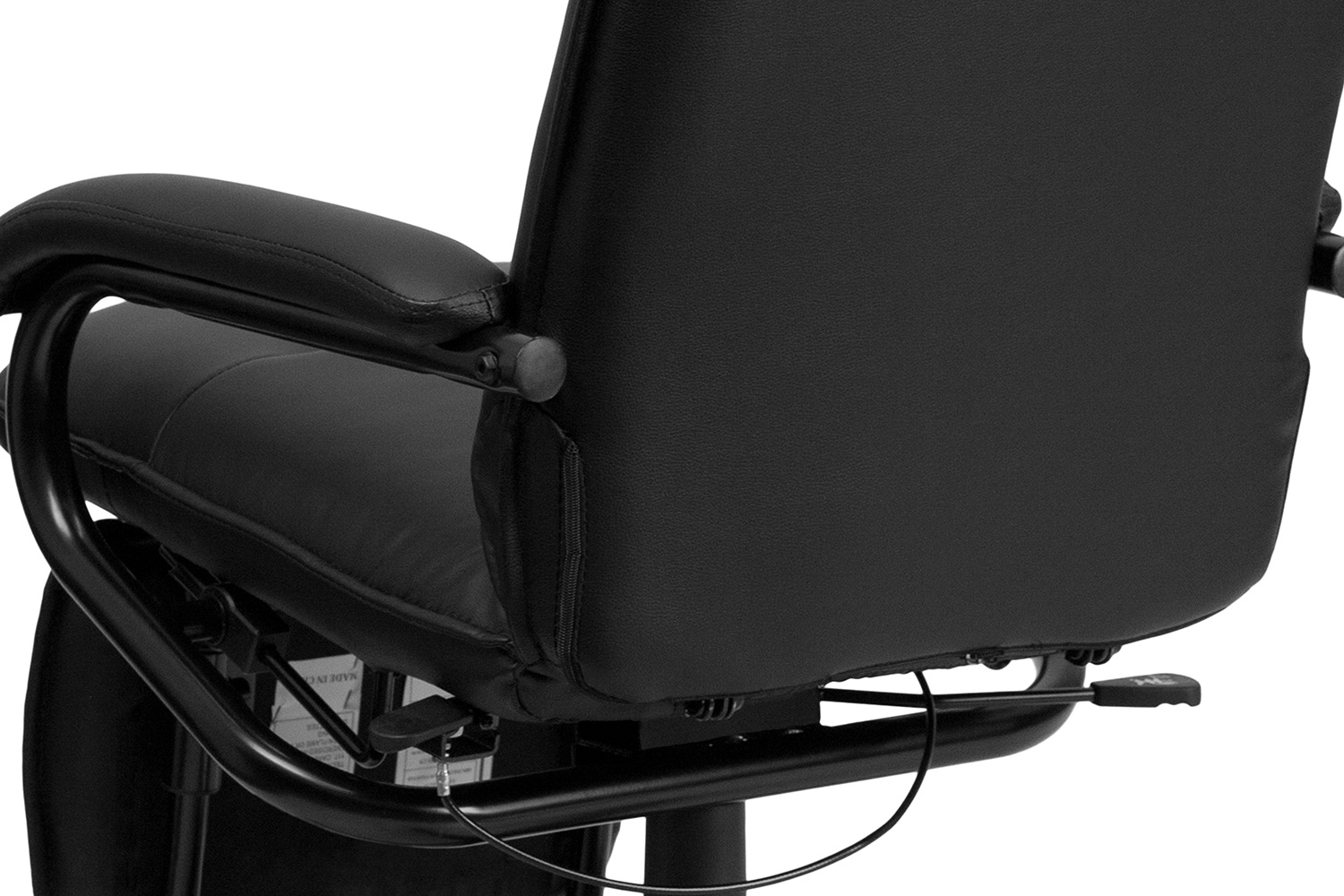 BLNK Robert LeatherSoft High-Back Executive Reclining Ergonomic Swivel Office Chair with Arms - Black