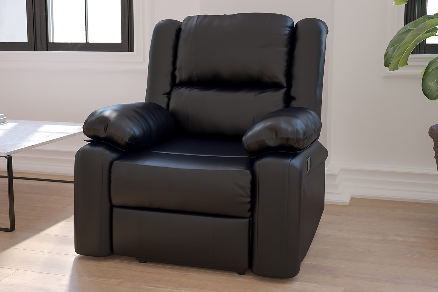 BLNK Harmony Series LeatherSoft Recliner