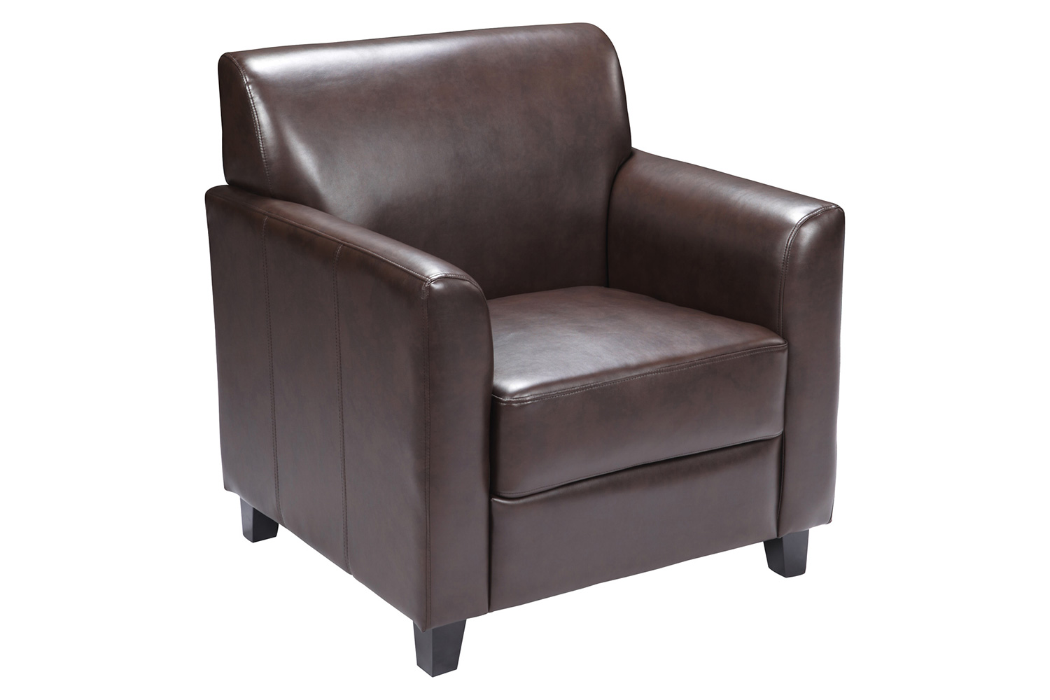 BLNK HERCULES Diplomat Series LeatherSoft Chair - Brown