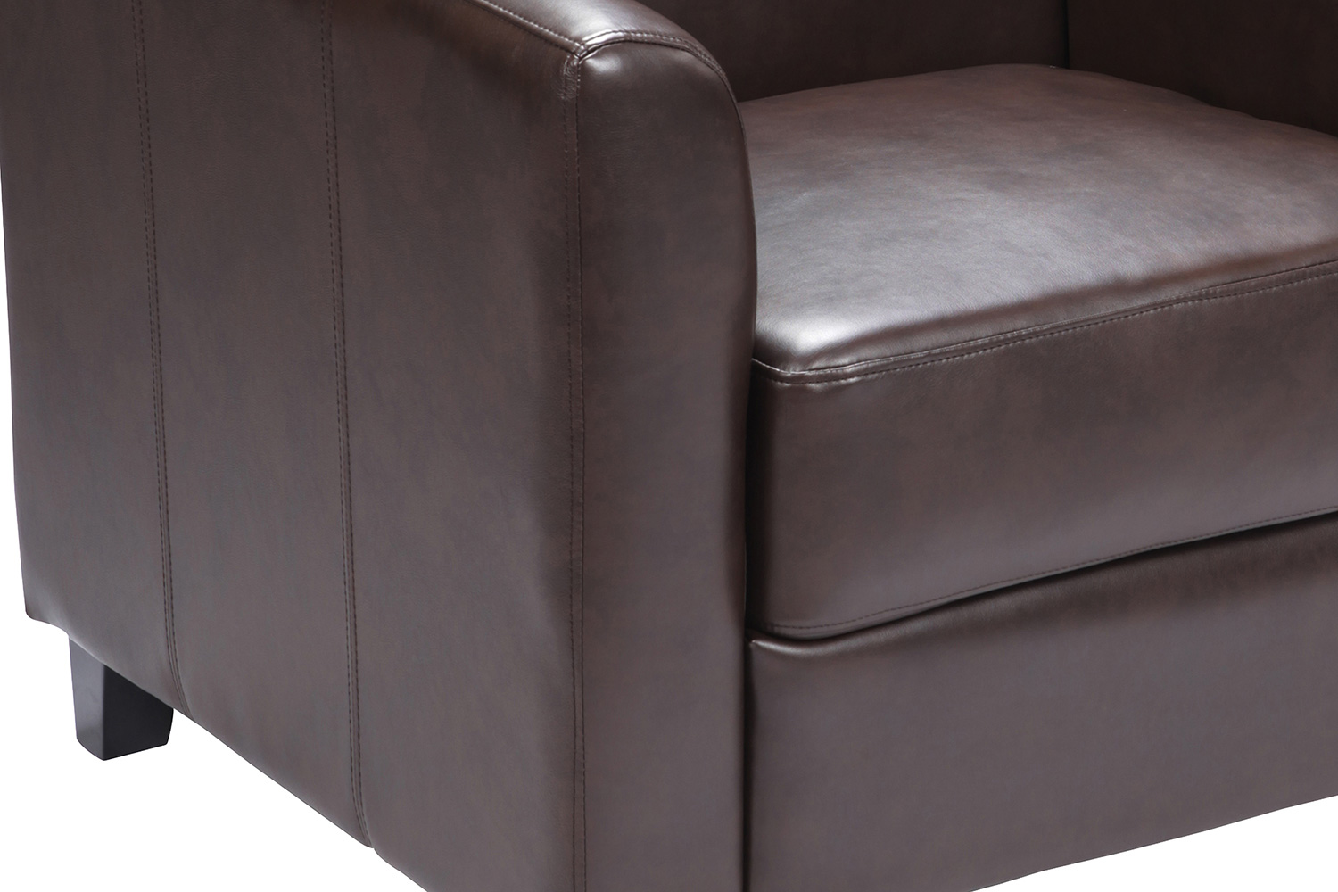 BLNK HERCULES Diplomat Series LeatherSoft Chair - Brown