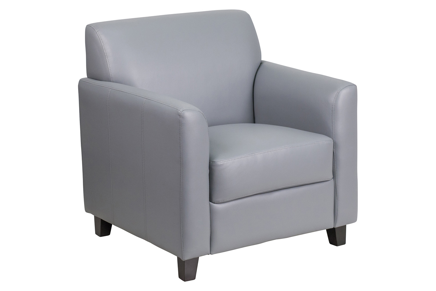 BLNK HERCULES Diplomat Series LeatherSoft Chair - Gray