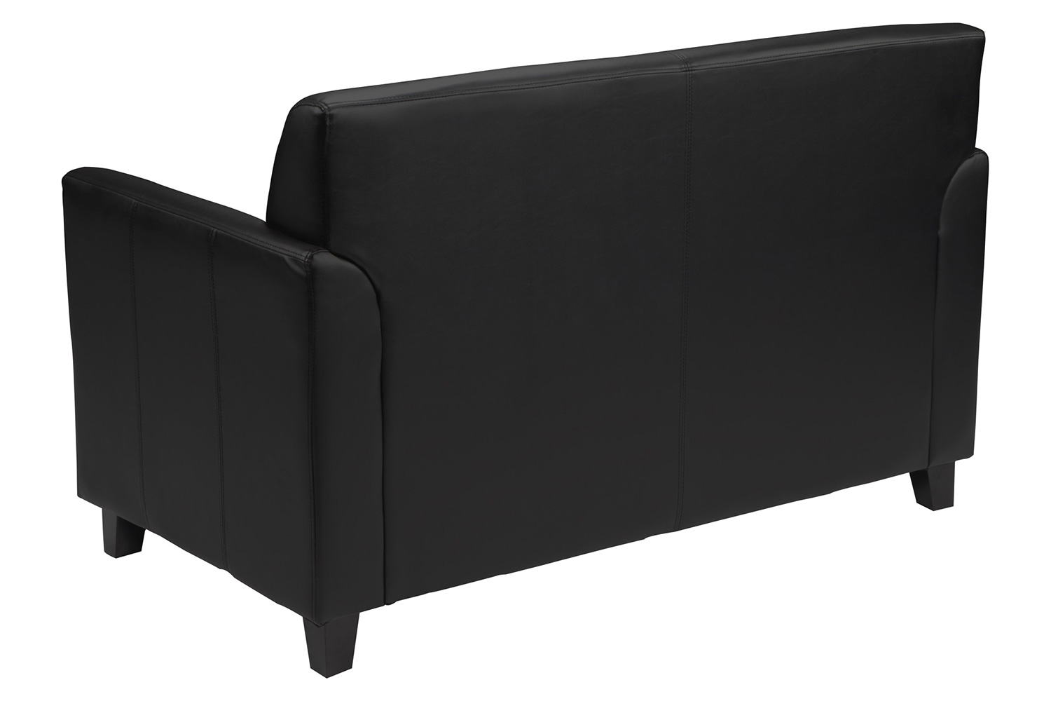 BLNK HERCULES Diplomat Series LeatherSoft Loveseat - Black