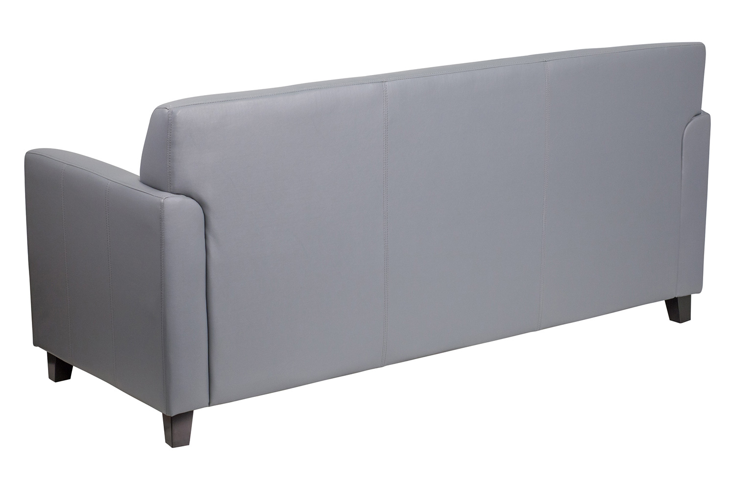 BLNK HERCULES Diplomat Series LeatherSoft Sofa - Gray