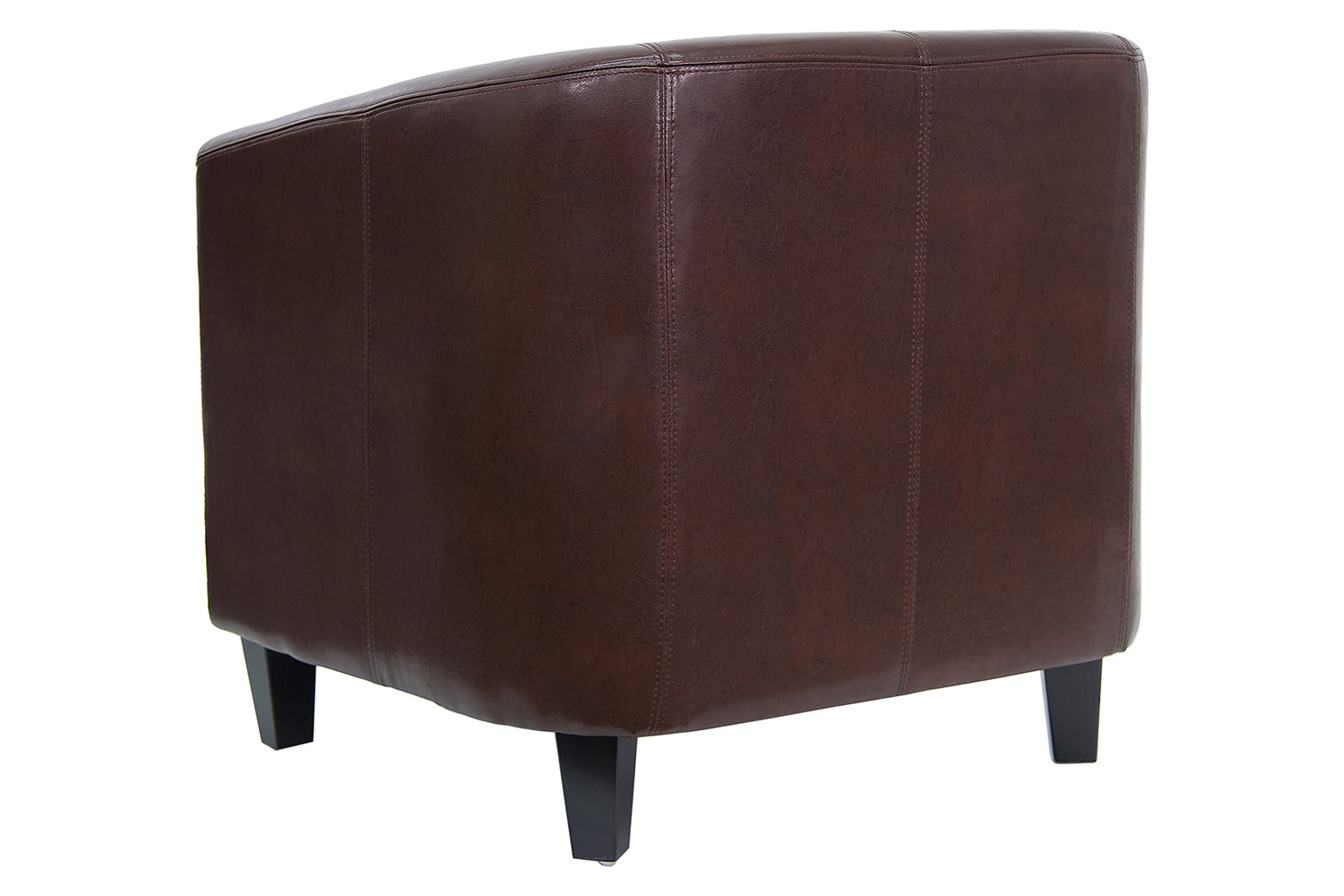 BLNK Katie LeatherSoft Lounge Chair - Brown