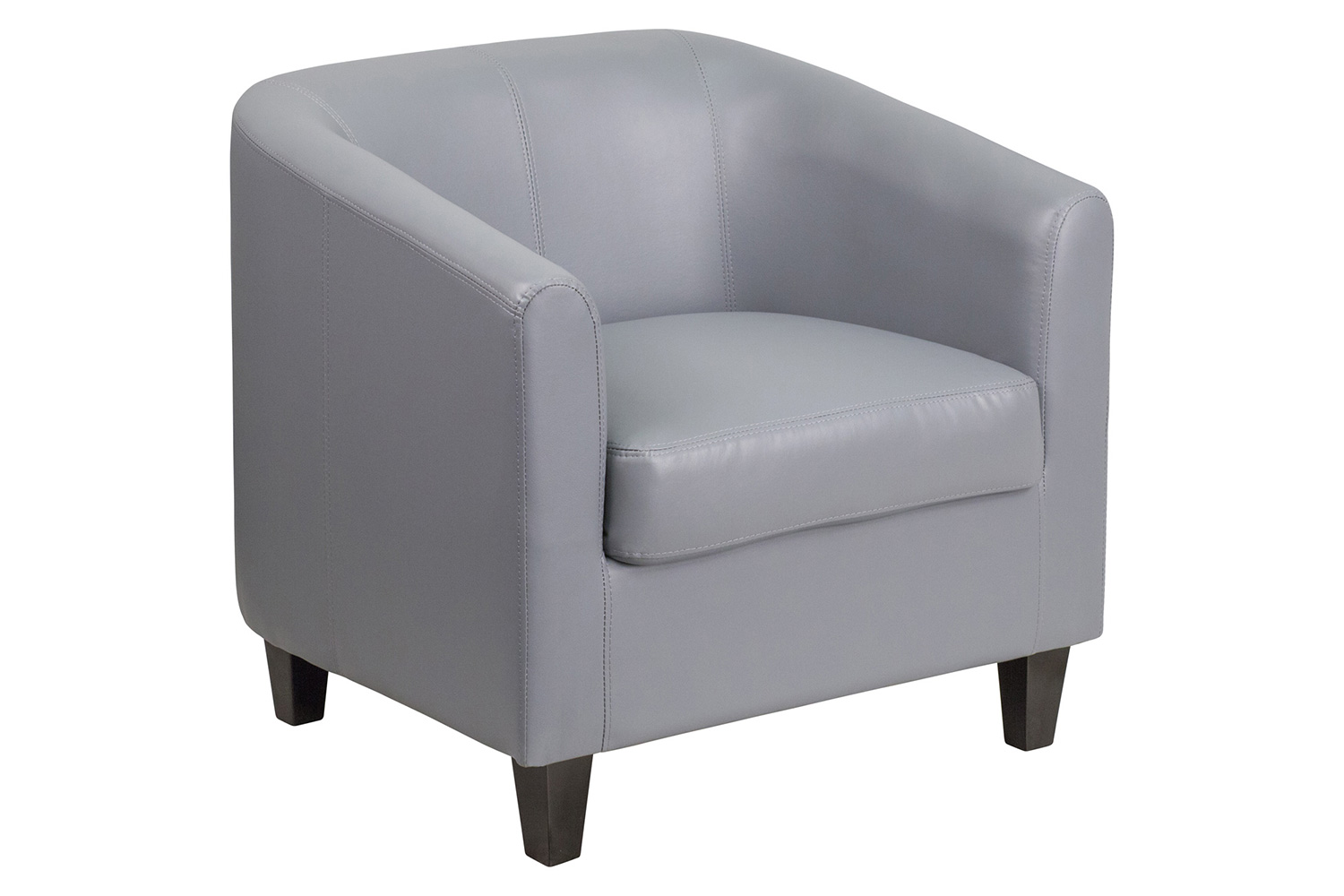 BLNK Katie LeatherSoft Lounge Chair - Gray