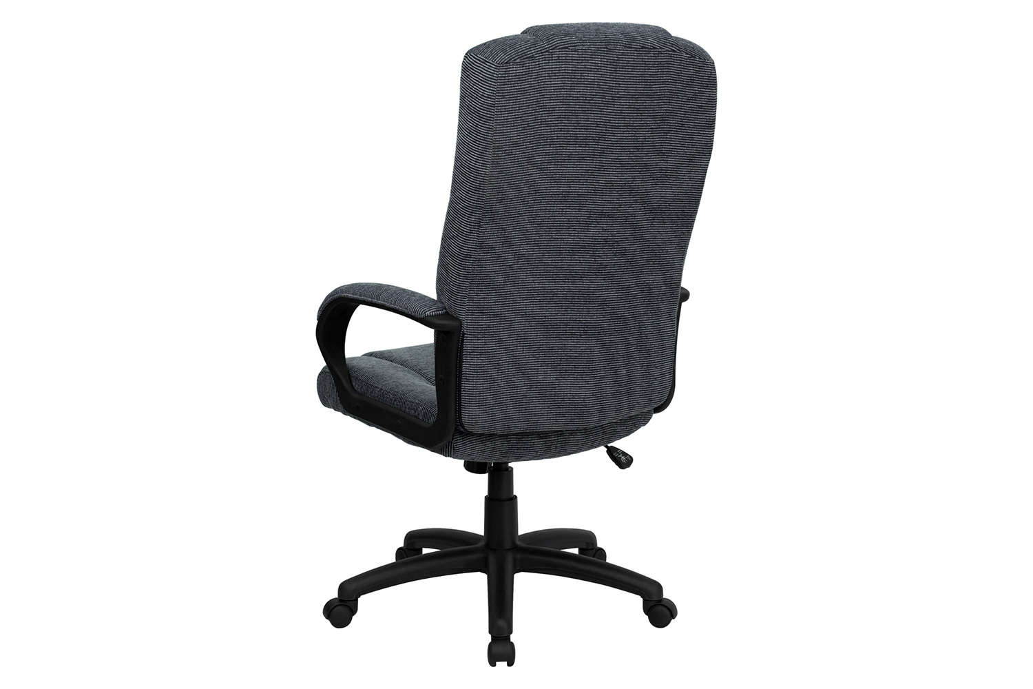 BLNK Rochelle Fabric High-Back Executive Swivel Office Chair with Arms - Gray