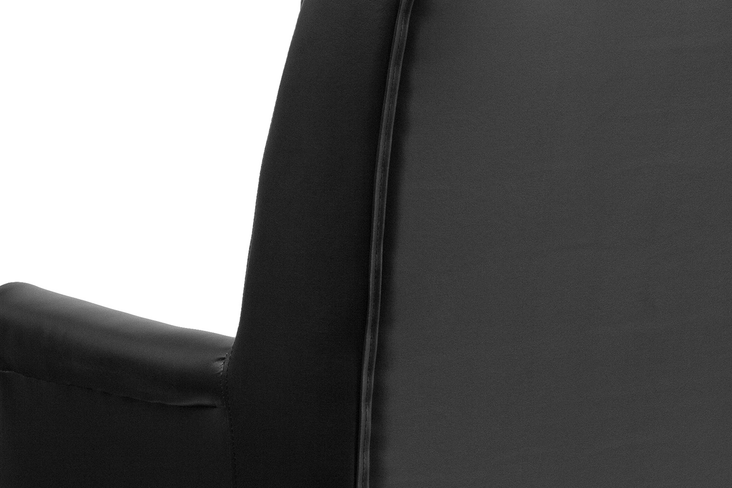 BLNK Hansel LeatherSoft High-Back Pillow Back Executive Swivel Office Chair with Arms - Black