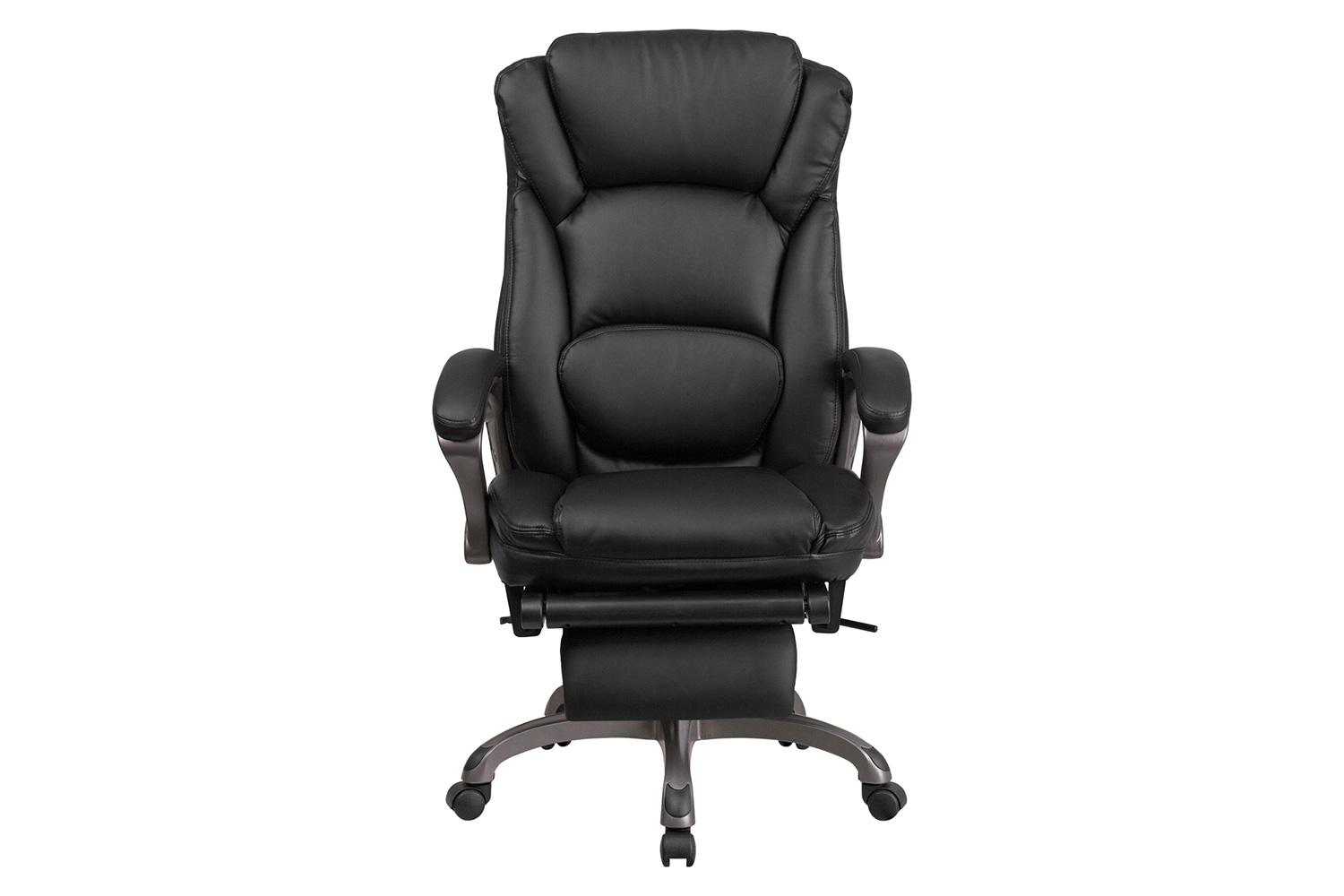 BLNK - Martin LeatherSoft High-Back Executive Reclining Ergonomic Swivel Office Chair with Outer Lumbar Cushion and Arms