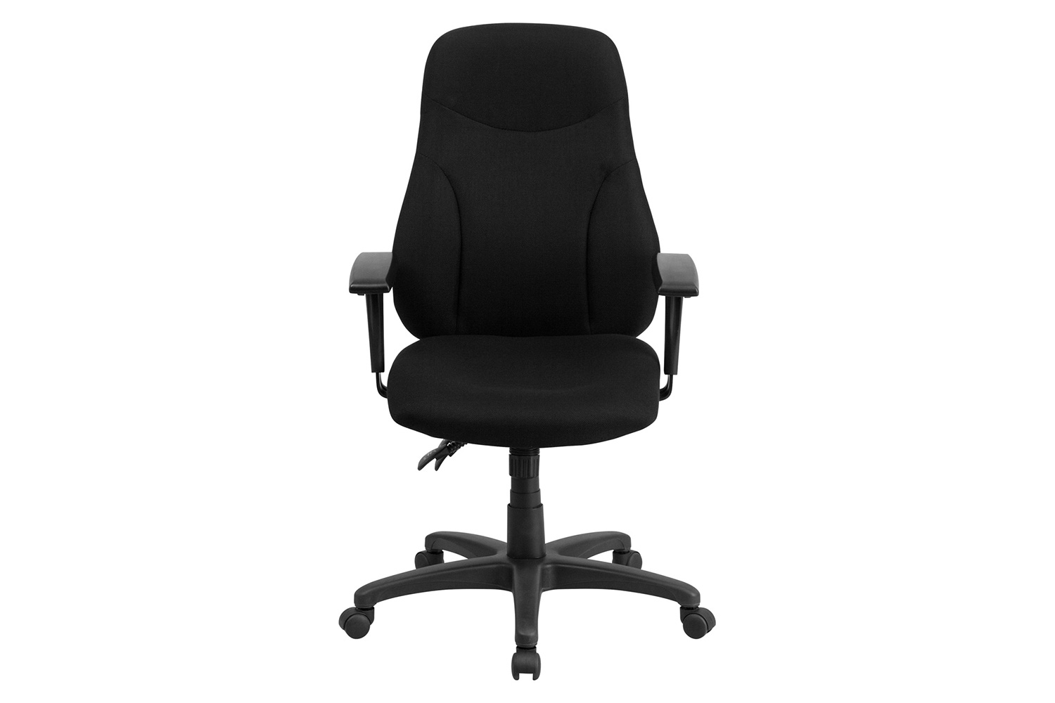 BLNK Hughes Fabric High-Back Multifunction Swivel Ergonomic Task Office Chair - with Adjustable Arms