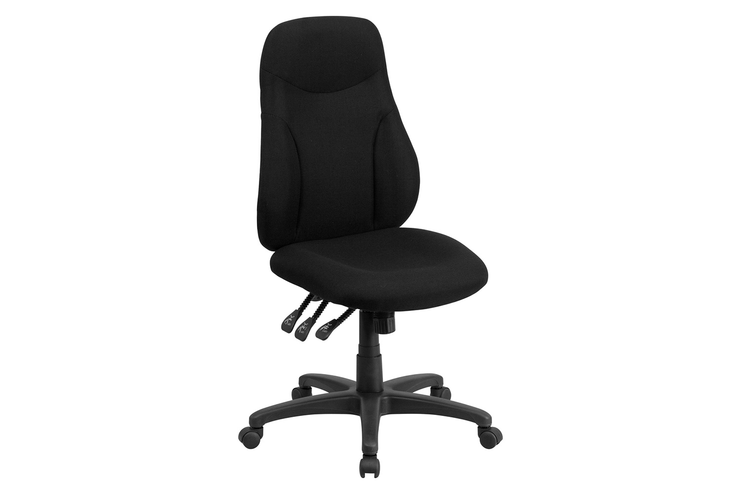 BLNK Hughes Fabric High-Back Multifunction Swivel Ergonomic Task Office Chair