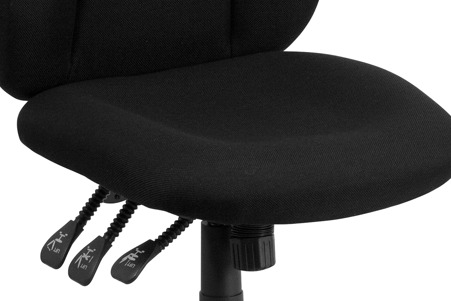 BLNK Hughes Fabric High-Back Multifunction Swivel Ergonomic Task Office Chair