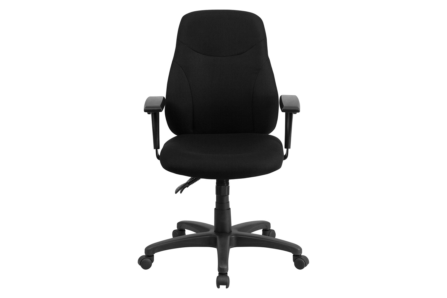 BLNK Brandy Fabric Mid-Back Multifunction Swivel Ergonomic Task Office Chair - with Adjustable Arms