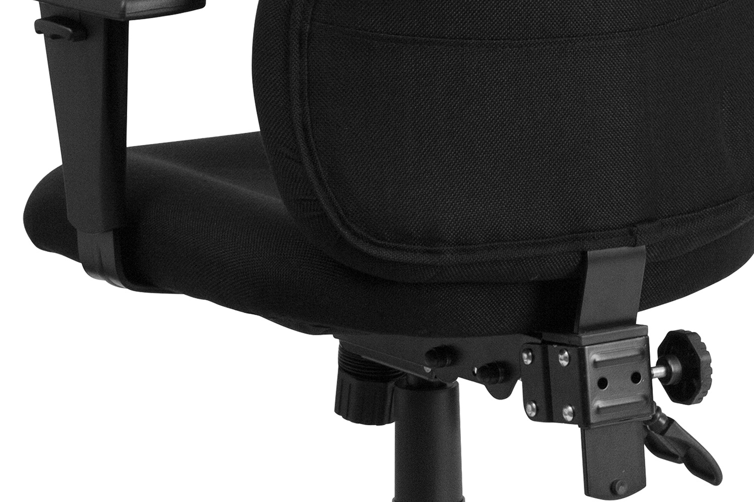 BLNK Brandy Fabric Mid-Back Multifunction Swivel Ergonomic Task Office Chair - with Adjustable Arms