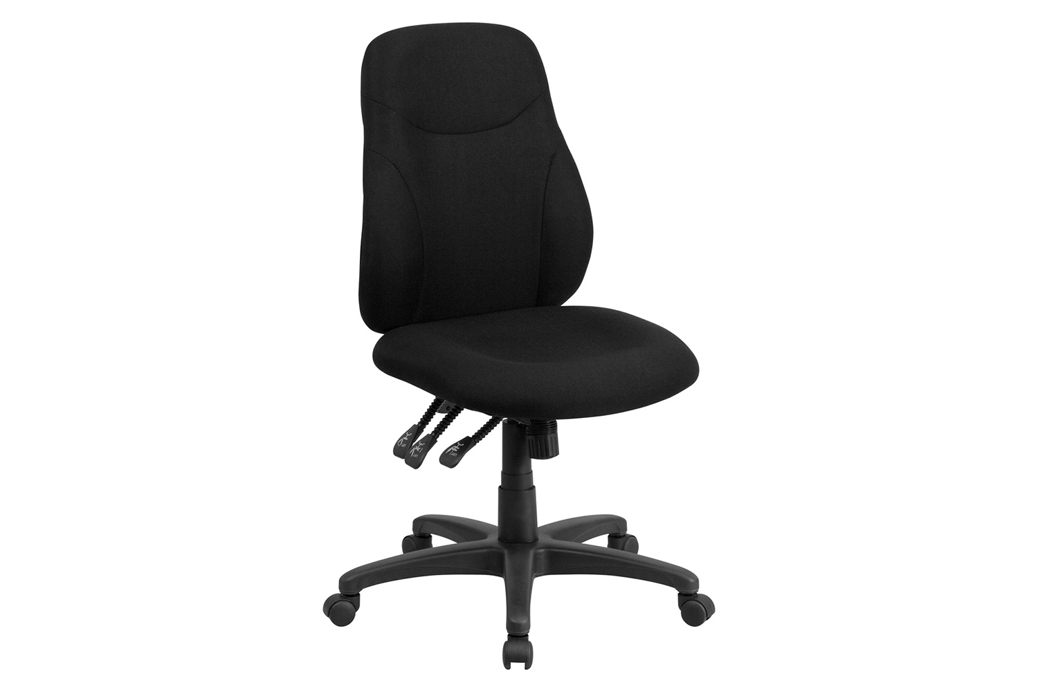 BLNK Brandy Fabric Mid-Back Multifunction Swivel Ergonomic Task Office Chair