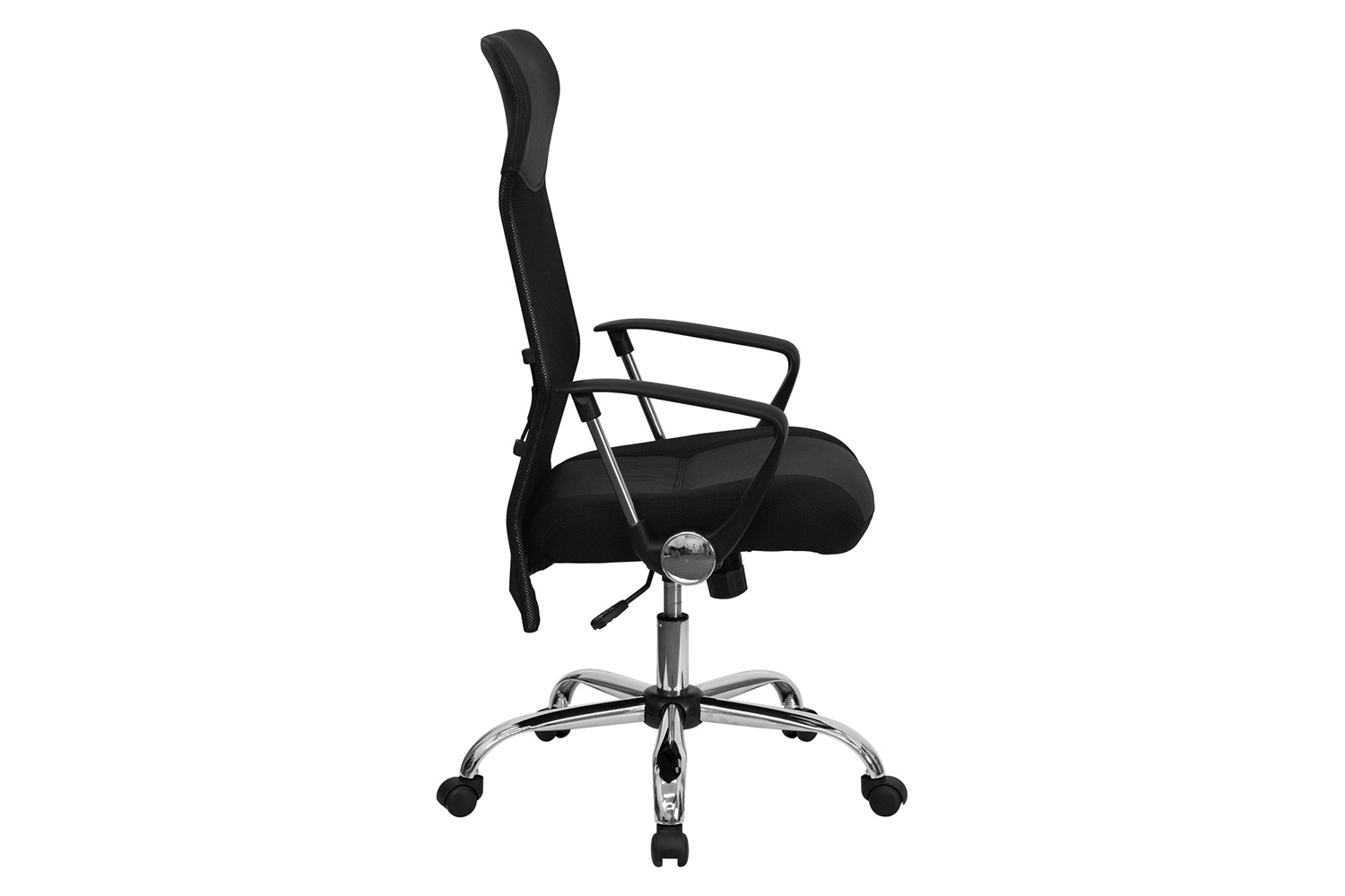 BLNK - Abney Leather High-Back Mesh Swivel Task Office Chair with Arms