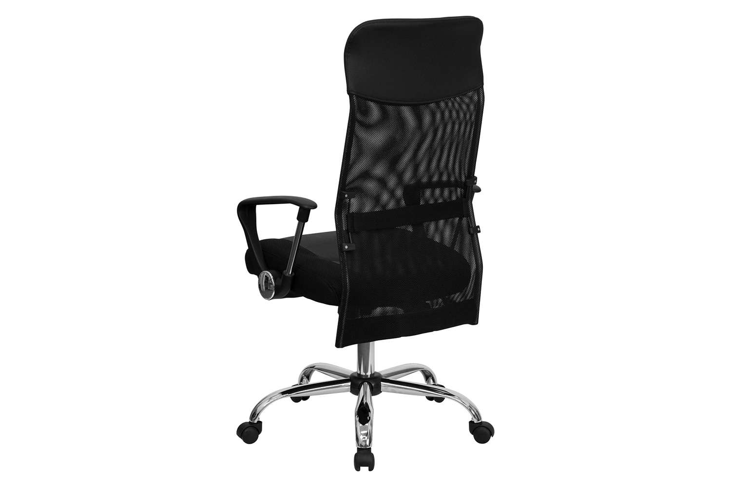 BLNK - Abney Leather High-Back Mesh Swivel Task Office Chair with Arms