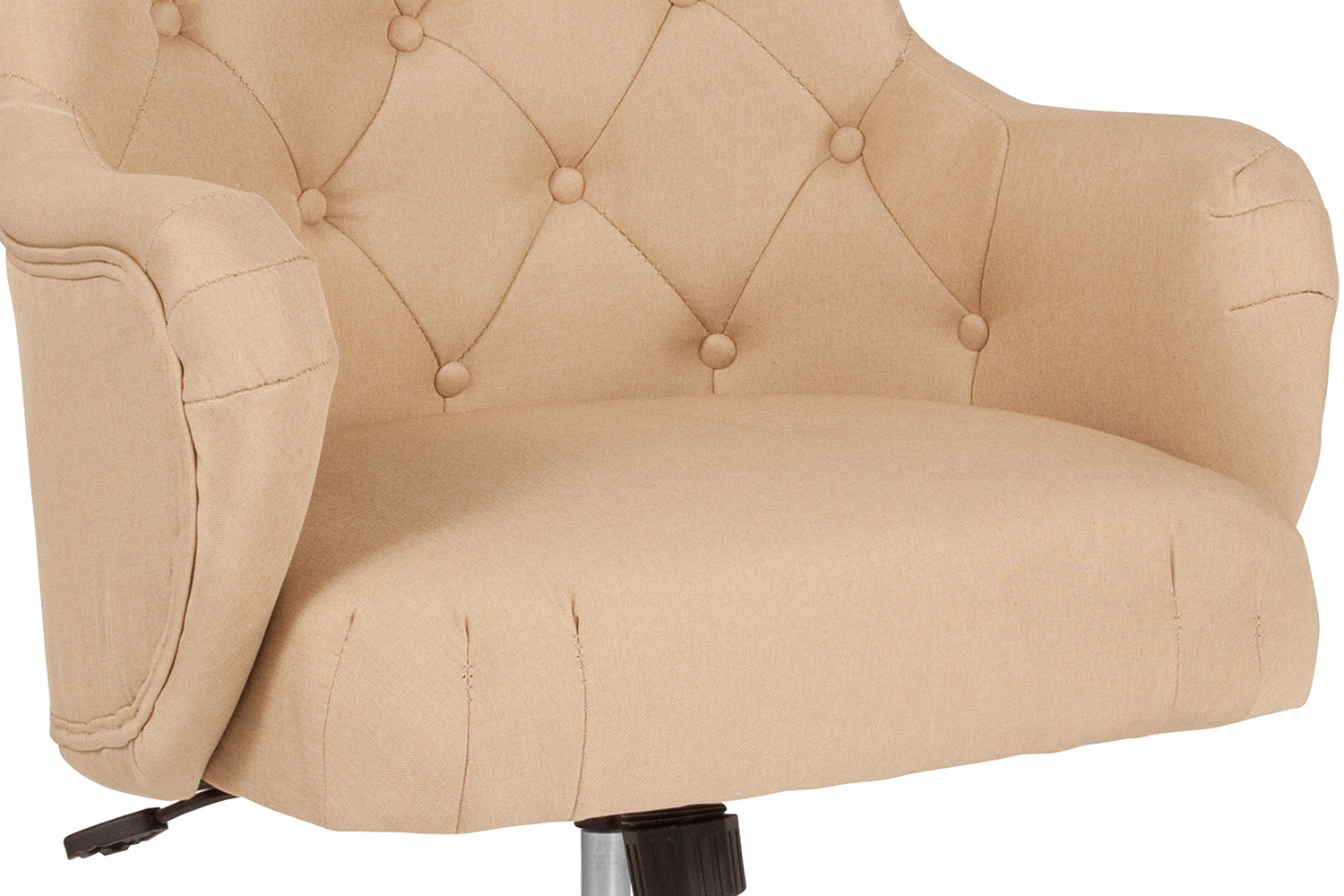 BLNK Chambord Fabric Chambord Home and Office Upholstered High Back Chair - Beige