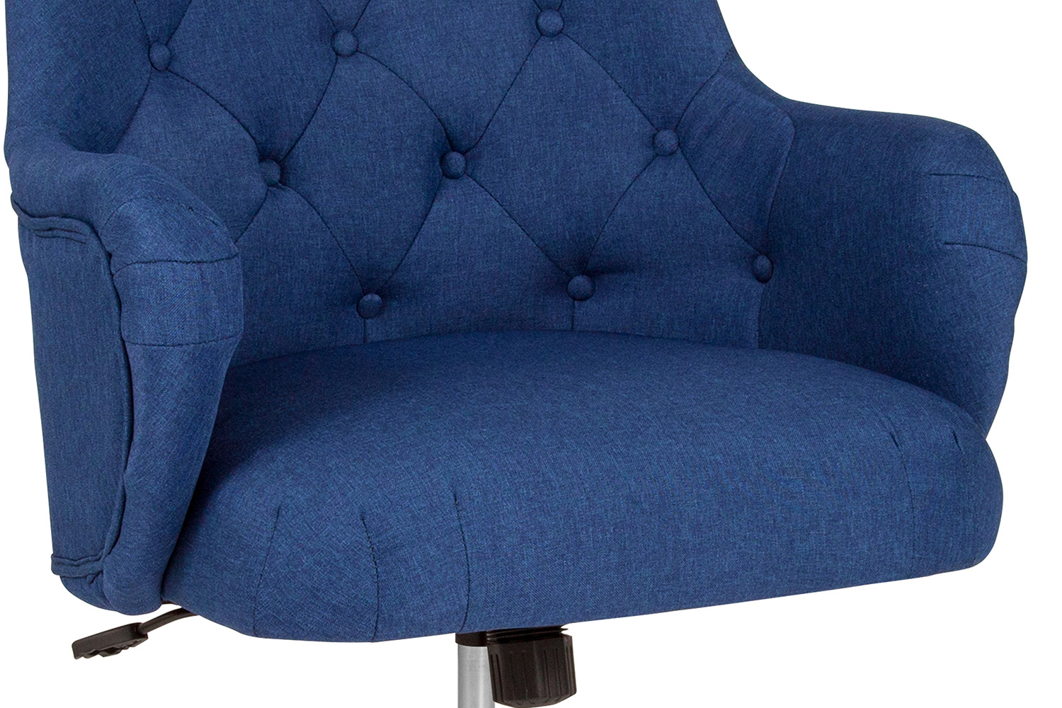 BLNK Chambord Fabric Chambord Home and Office Upholstered High Back Chair - Blue