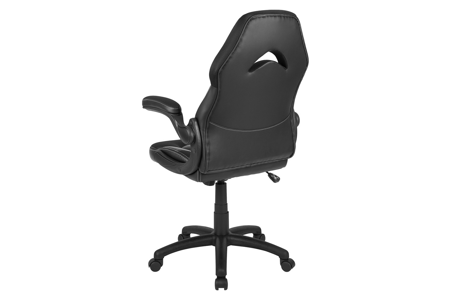 BLNK X10 Gaming Racing Office Ergonomic Computer PC Adjustable Swivel Chair with Flip-up Arms - Black