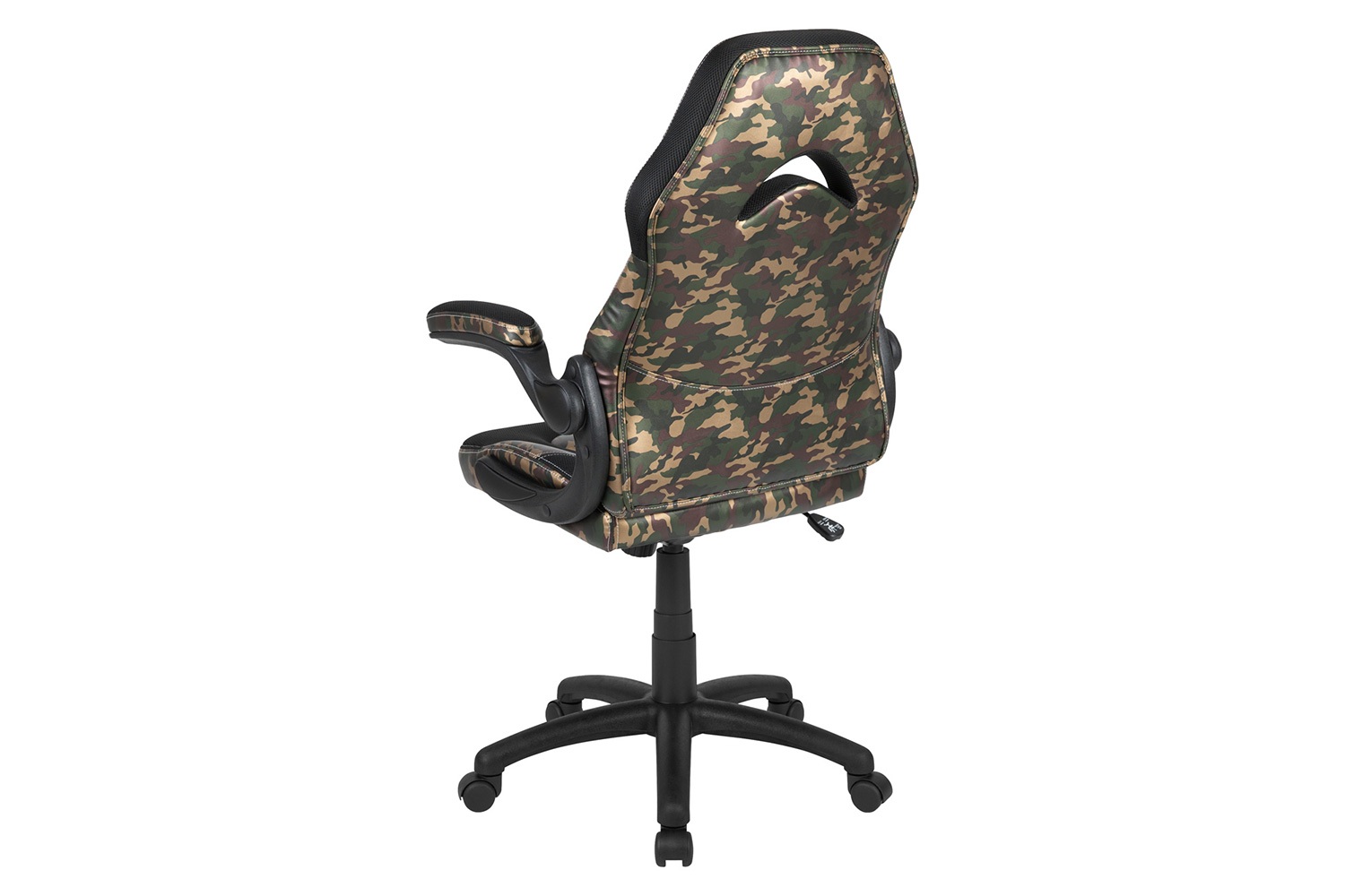 BLNK X10 Gaming Racing Office Ergonomic Computer PC Adjustable Swivel Chair with Flip-up Arms - Camouflage/Black