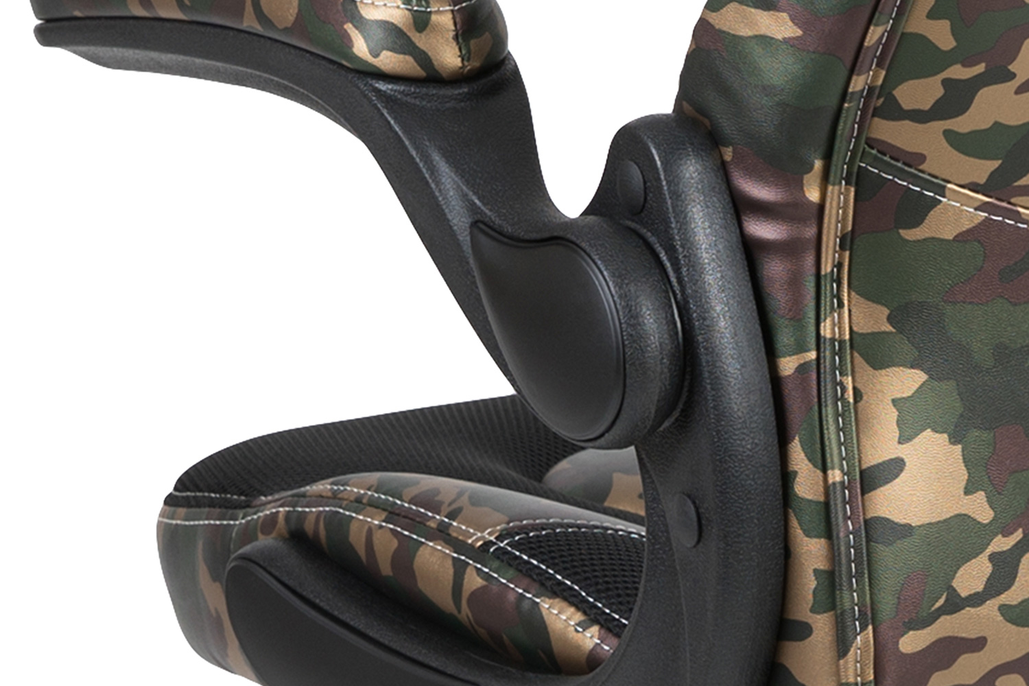 BLNK X10 Gaming Racing Office Ergonomic Computer PC Adjustable Swivel Chair with Flip-up Arms - Camouflage/Black